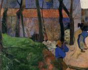 保罗 高更 : Houses in le Pouldu